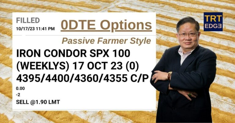 0DTE Options Trades: Passive Farmer Style on Index