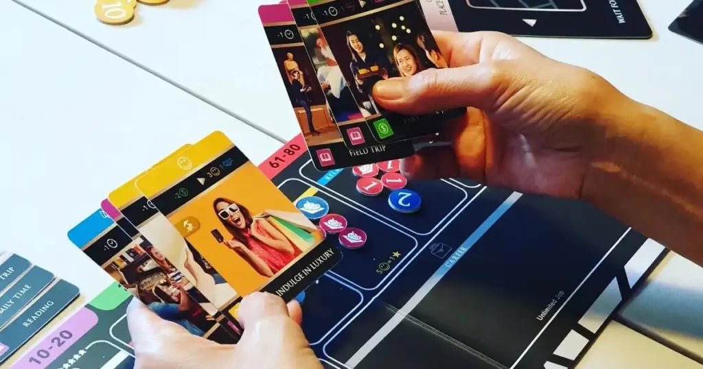 Actual Life Game Cards.